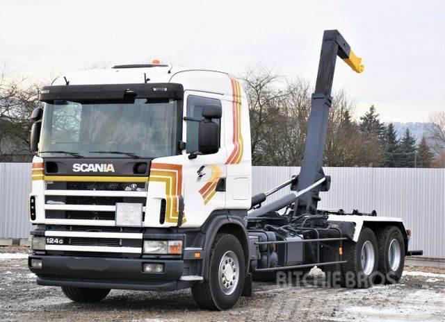 Scania R124 470 Abrollkipper *6x2* Top Zustand ! Hákový nosič kontejnerů