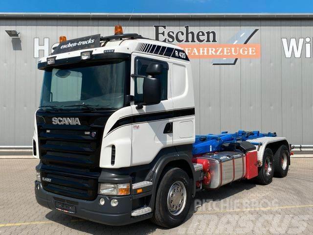 Scania R420 | MEILLER RK20.70*Retarder*AHK*Standheizung Hákový nosič kontejnerů