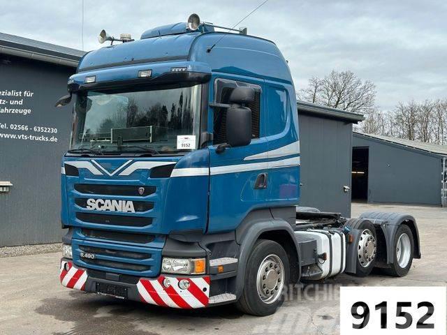 Scania R490 6x2 Lenk-/Lift Euro6 Schwerlast-SZM Tahače