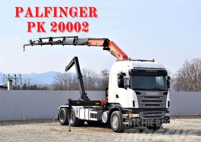 Scania R500 Abrollkipper * PK 20002 + FUNK* TOPZUSTAND Hákový nosič kontejnerů