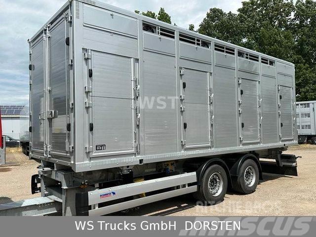 Schmitz Cargobull BDF Menke Einstock &quot;Neu Tandem Vozy na přepravu zvířat