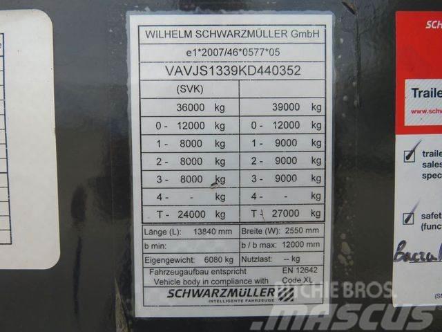 Schwarzmüller S 1*J-Serie*Standart*Lift Achse*XL Code* Plachtové návěsy