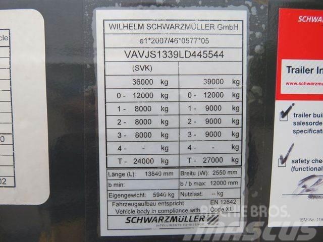 Schwarzmüller S 1*J-Serie*Standart*Lift Achse*XL Code* Plachtové návěsy