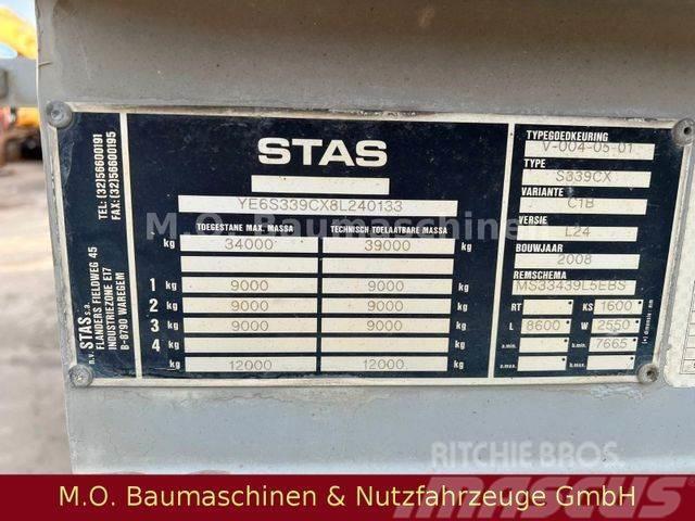Stas S339CX / 3 Achser / Luft / Plane / Sklápěcí návěsy