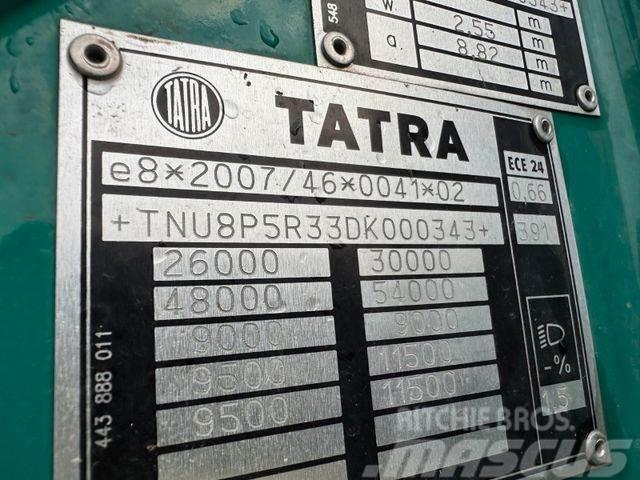 Tatra woodtransporter 6x6, crane + R.CH trailer vin343 Vozy na přepravu kmenů