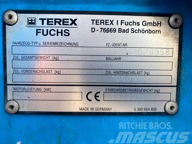 Terex Fuchs MHL 320 Umschlagbagger **BJ. 2008 * 7701H Kolová rýpadla