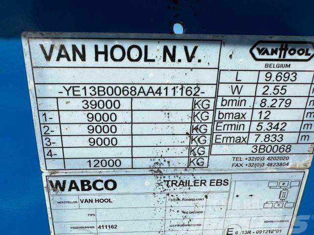Van Hool LOWDECK for containers vin 162 Skeletové návěsy