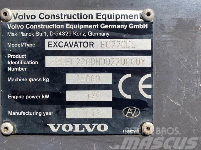 Volvo EC220 DL **BJ2013 *10000/ New Engine / New UC Pásová rýpadla