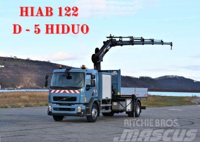 Volvo FL 240 Pritsche 5,20m + HIAB 122 D-5 HIDUO/FUNK Autojeřáby, hydraulické ruky