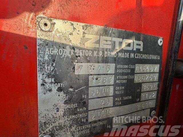 Zetor 7245 4x4 + snow blower vin 407 Traktory