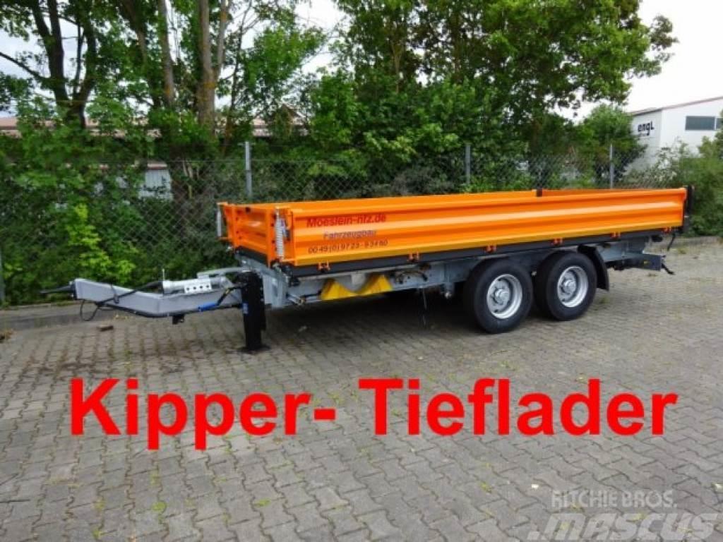 Möslein TTD 13 Orange 13 t Tandem 3- Seitenkipper Tieflad Sklápěcí přívěsy
