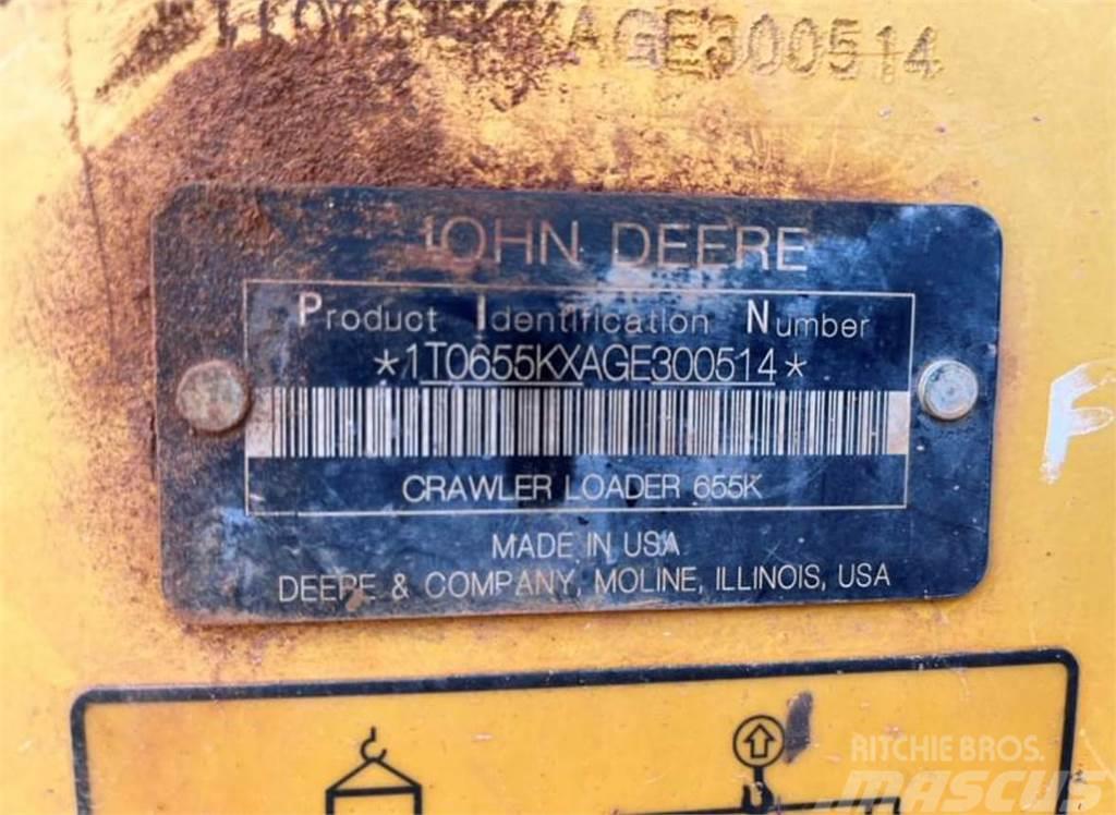 John Deere 655K Pásové nakladače