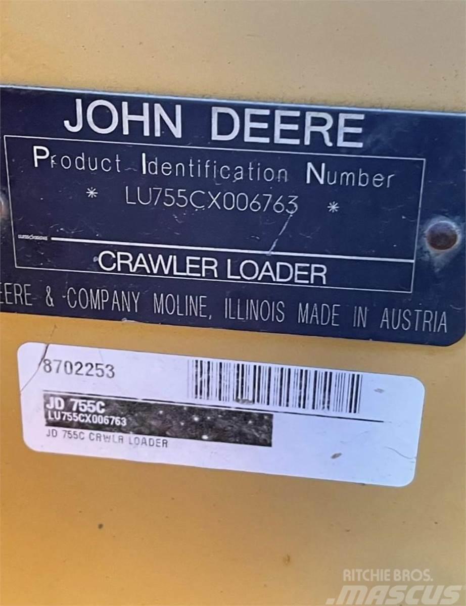 John Deere 755C Pásové nakladače