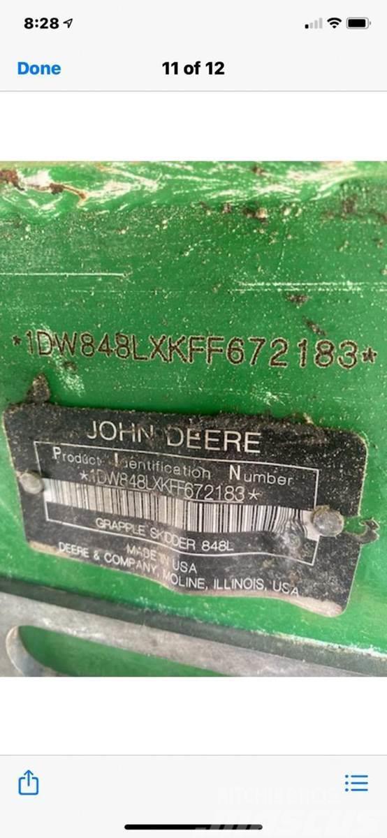John Deere 848L Lesní kolové traktory