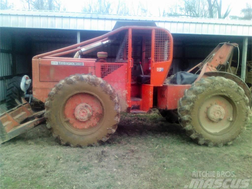 Timberjack 240D Lesní kolové traktory