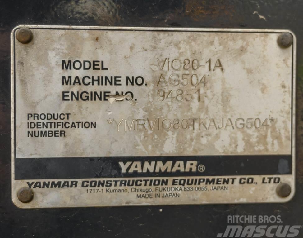 Yanmar VIO80 Mini rýpadla < 7t