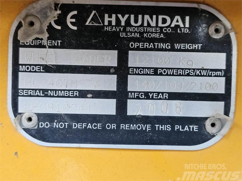 Hyundai HL 740 TM 7A Kolové nakladače