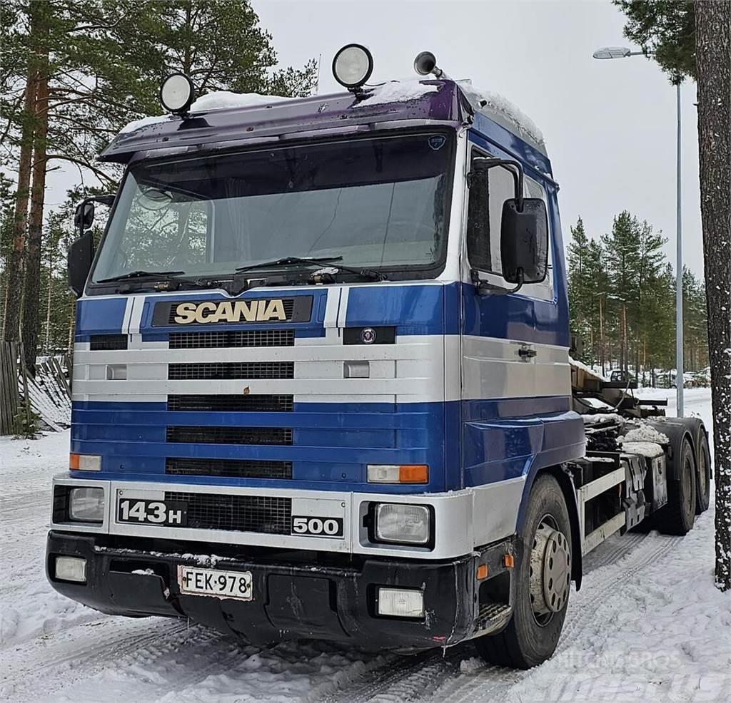 Scania 143H Lanový nosič kontejnerů
