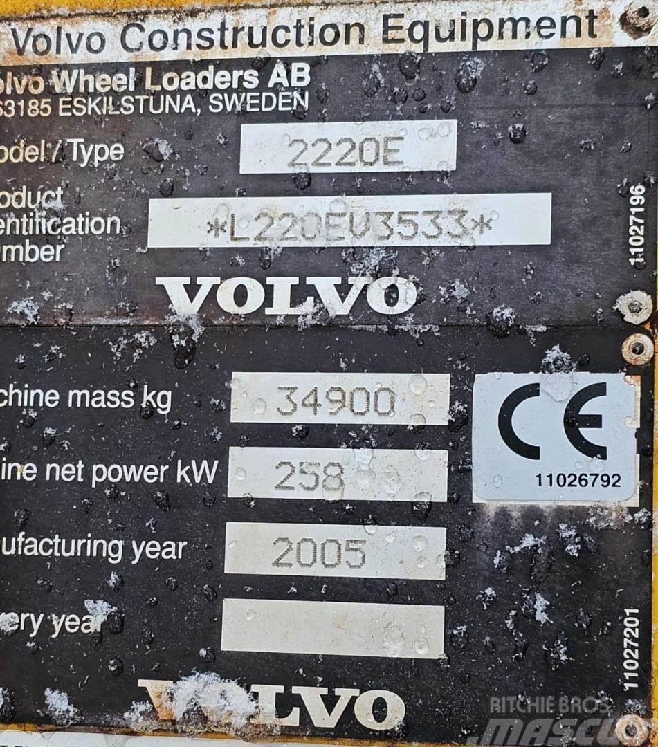 Volvo L220E Kolové nakladače