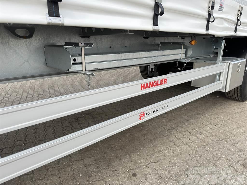 Hangler 3-aks 45-tons gardintrailer Nordic Plachtové návěsy