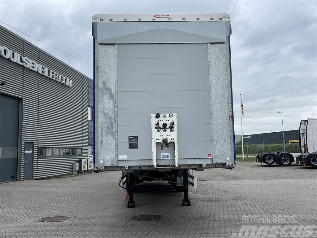 Hangler 3-aks gardintrailer Zepro lift + hævetag Plachtové návěsy