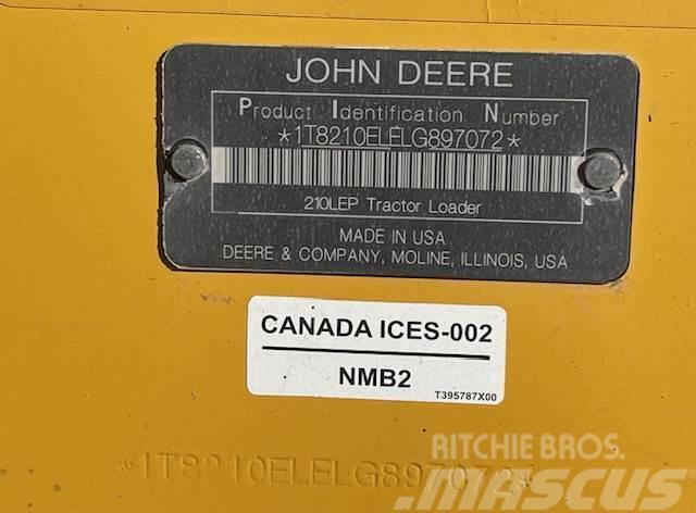 John Deere 210L EP Ramenové nosiče kontejnerů