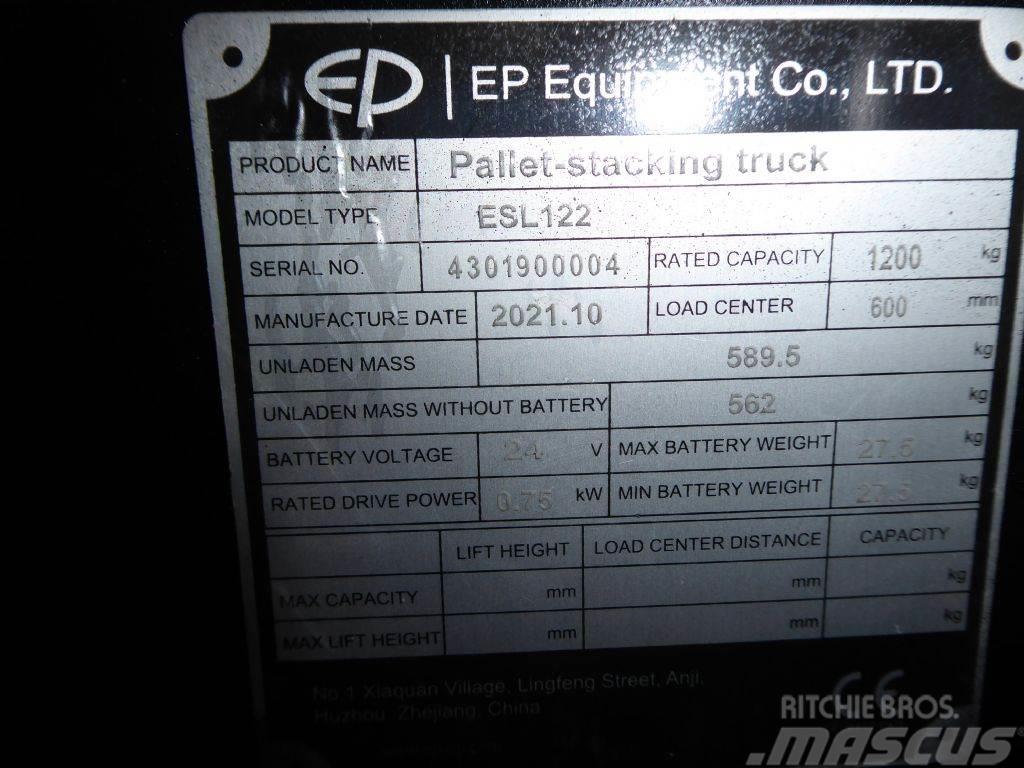 EP Equipment ESL122 Ručně vedené vysokozdvižné vozíky