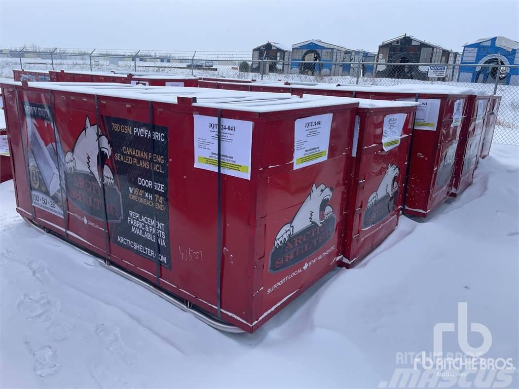 Arctic Shelter 150 ft x 50 ft x 26 ft Peak Dou ... Ocelové rámové budovy