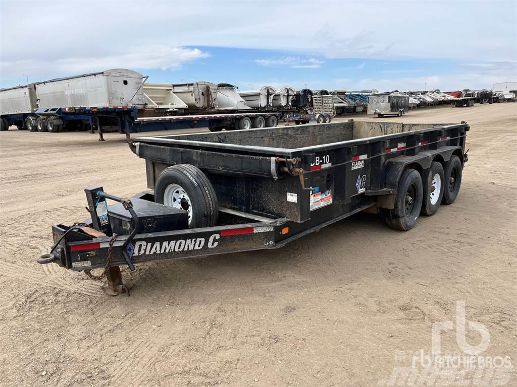 Diamond C 16 ft Tri/A Dump Přívesy na přepravu automobilů
