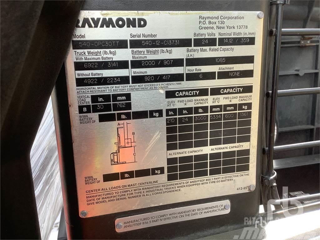 Raymond 540-OPC30TT Akumulátorové vozíky