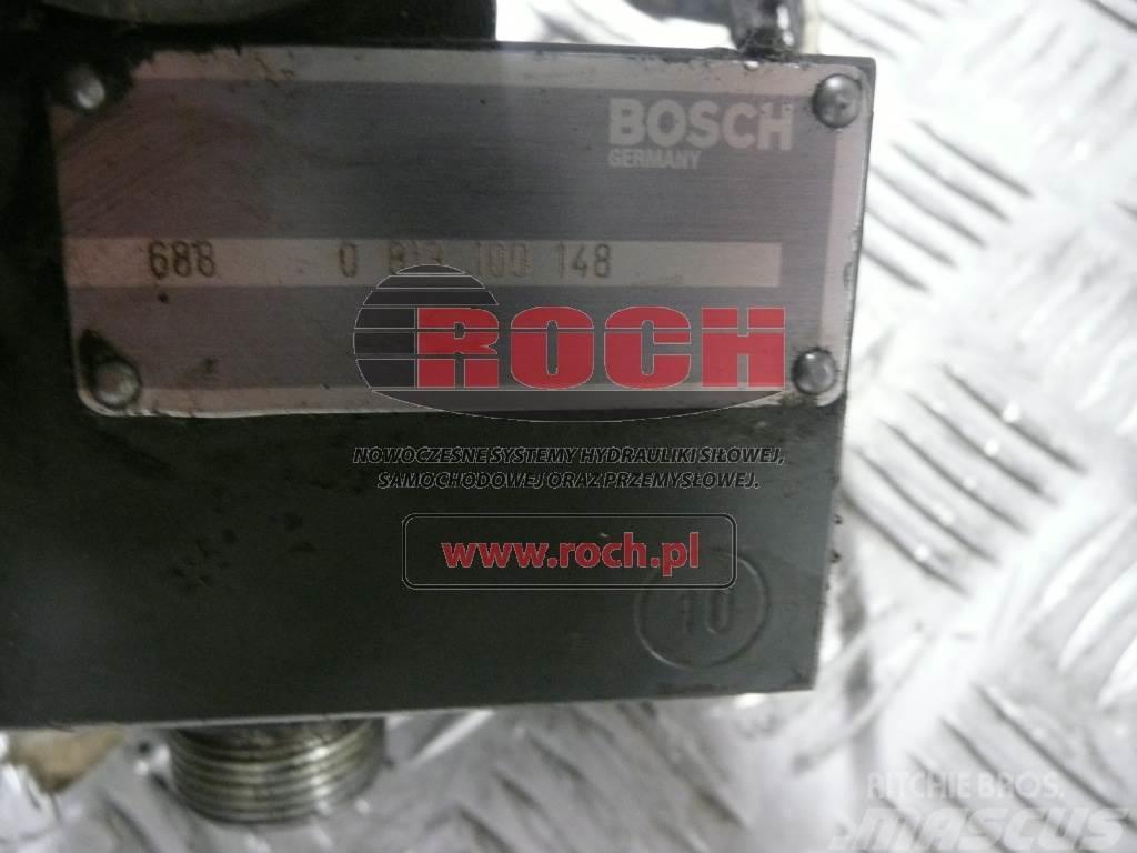Bosch 688 0813100148 - 1 SEKCYJNY + ELEKTROZAWÓR + CEWKI Hydraulika