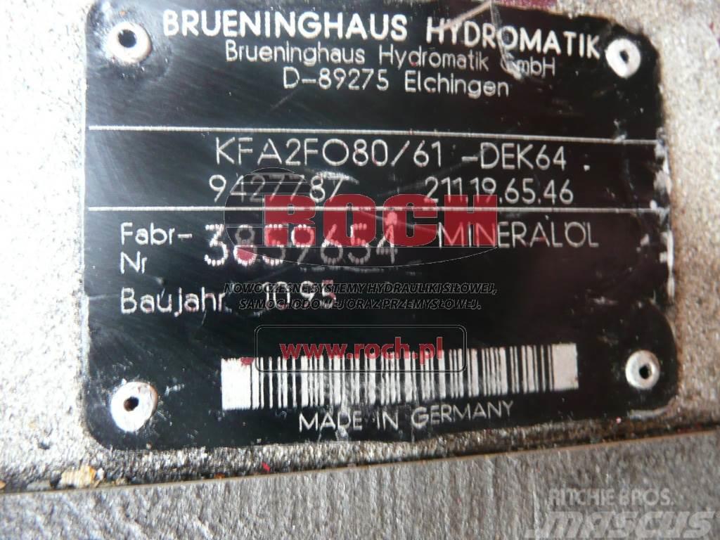 Brueninghaus Hydromatik KFA2F080/61-DEK64 9427787 211.19.65.46 Hydraulika