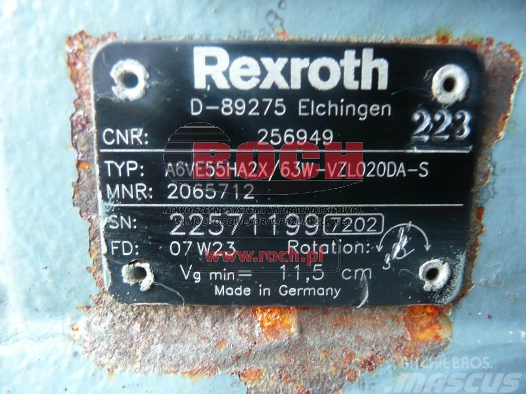 Rexroth A6VE55HA2X/63W-VZL020DA-S 2065712 256949 Motory