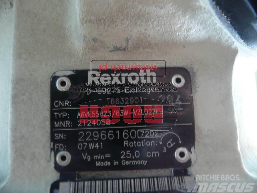 Rexroth A6VE55HZ3/63W-VLZ027FB-SK 2124058 16632901 + GFT17 Motory