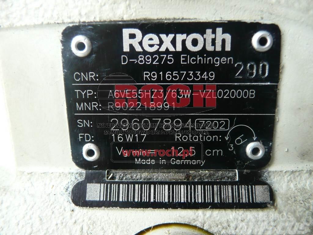 Rexroth A6VE55HZ3/63W-VZL02000B Motory