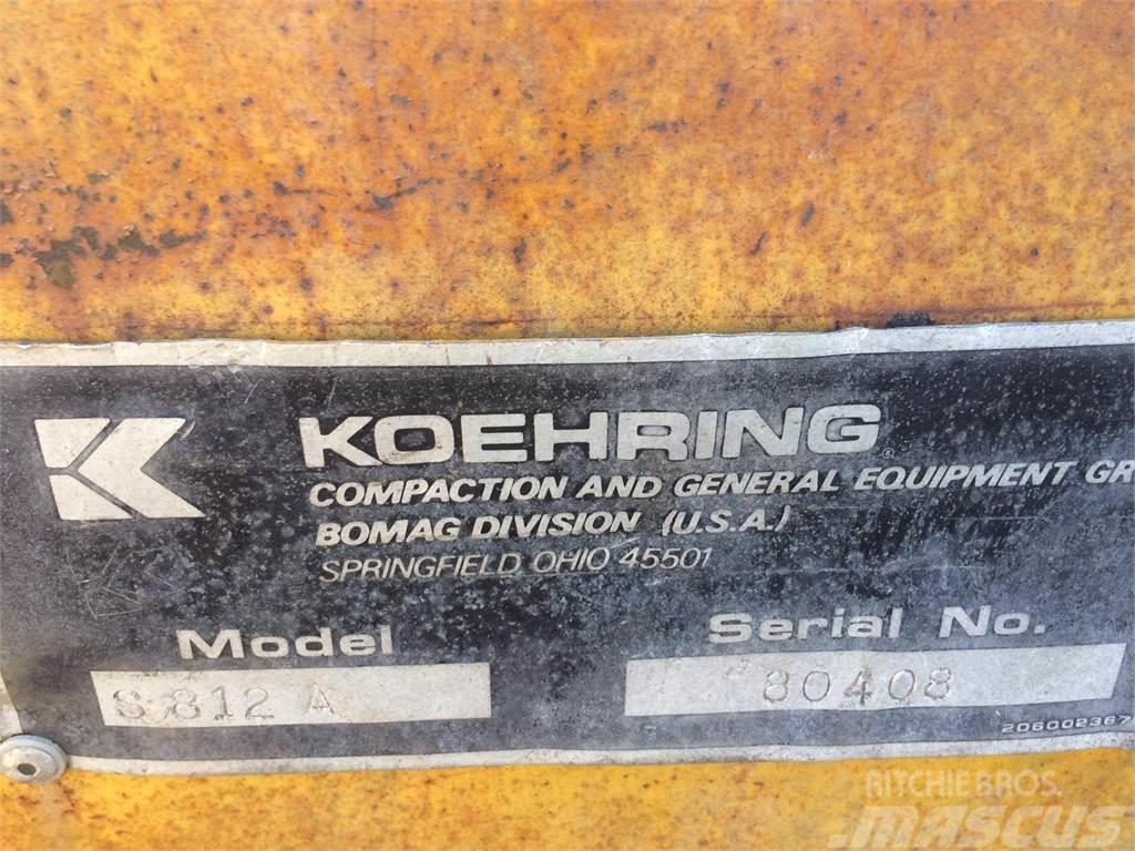 Koehring S812A Tahačové válce