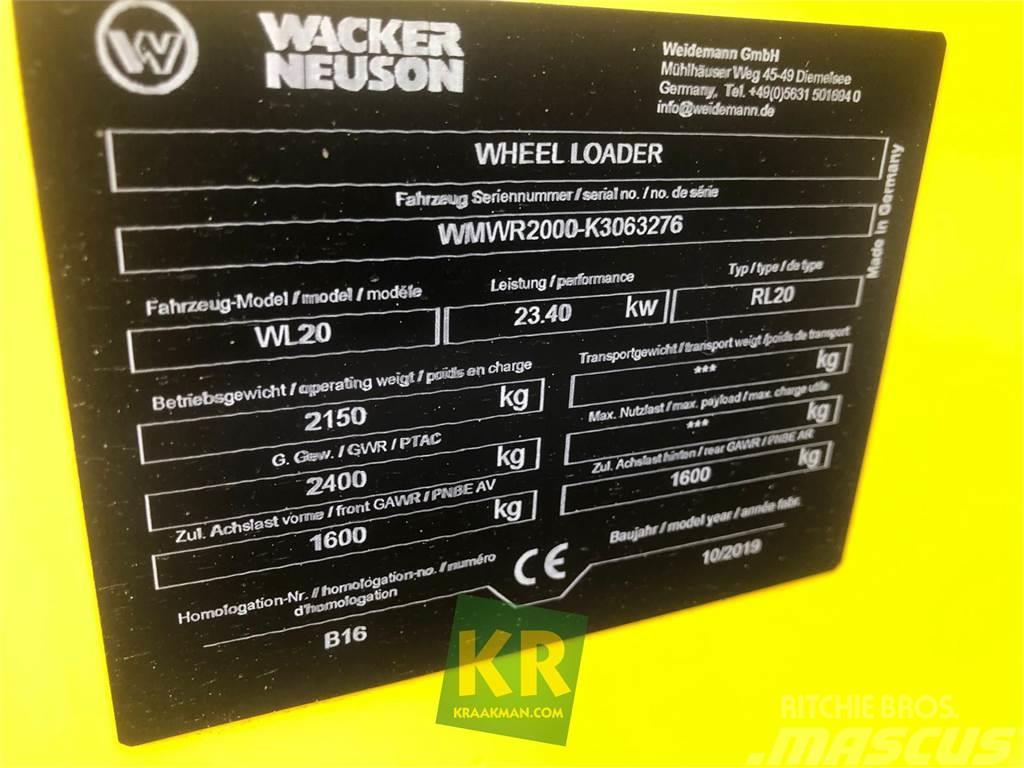 Wacker Neuson WL20 WIELLADER Čelní nakladače a rypadla