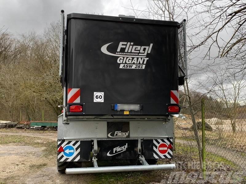Fliegl ASW 281 GIGANT FOX + Top Lift Light 40m³ Další přívěsné vozíky
