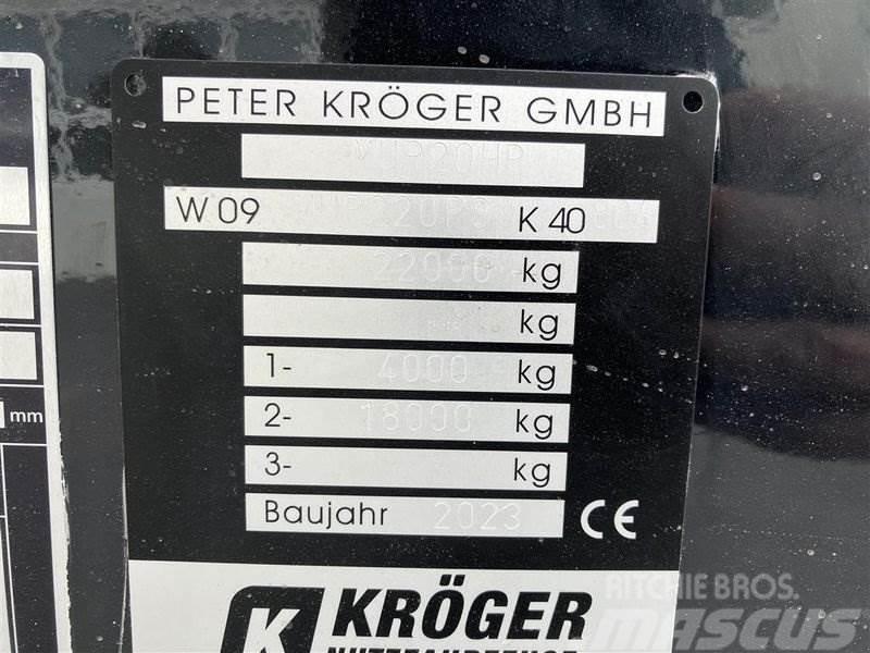 Kröger MUP 20HP Další přívěsné vozíky