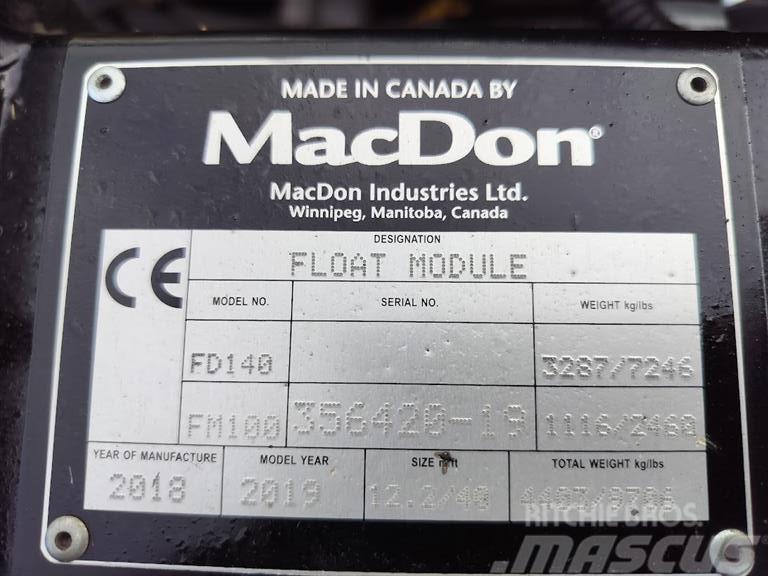 MacDon FD 140 Příslušenství a náhradní díly ke kombajnům