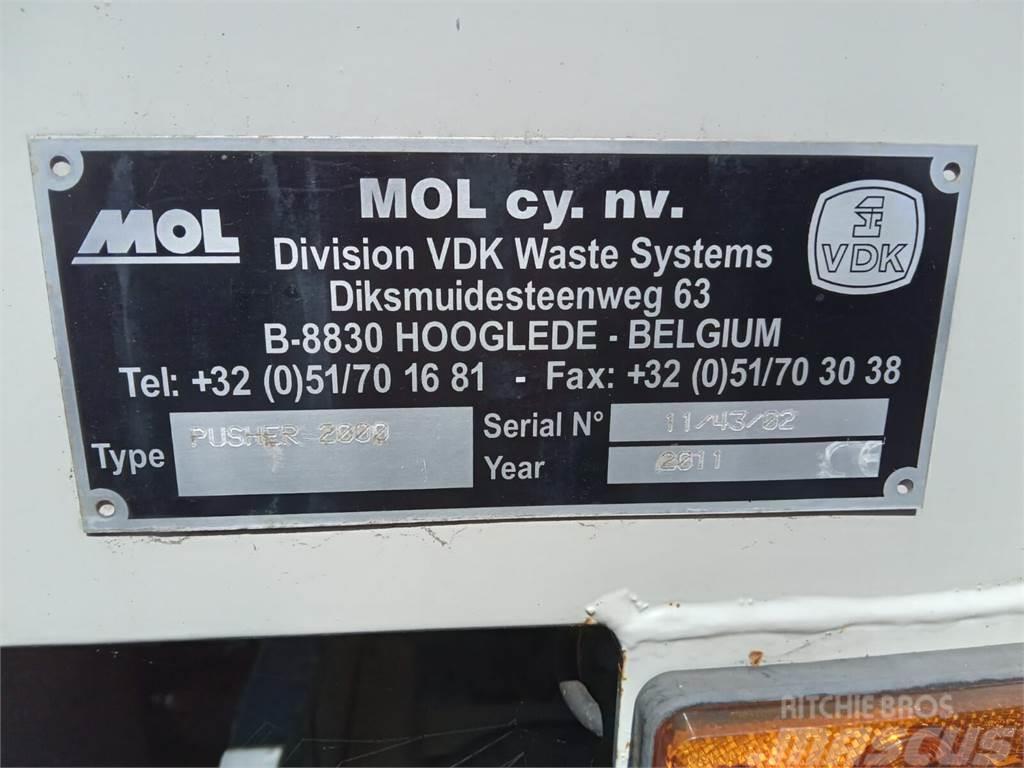 DAF Superstructure garbage truck MOL VDK PUSHER 20m3 Popelářské vozy