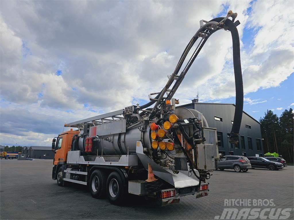 Mercedes-Benz WUKO KROLL COMBI FOR SEWER CLEANING Kombinované/Čerpací cisterny