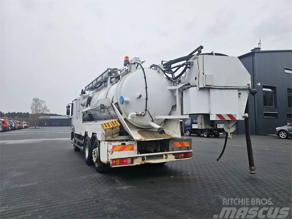 Mercedes-Benz WUKO MULLER COMBI FOR SEWER CLEANING Kombinované/Čerpací cisterny