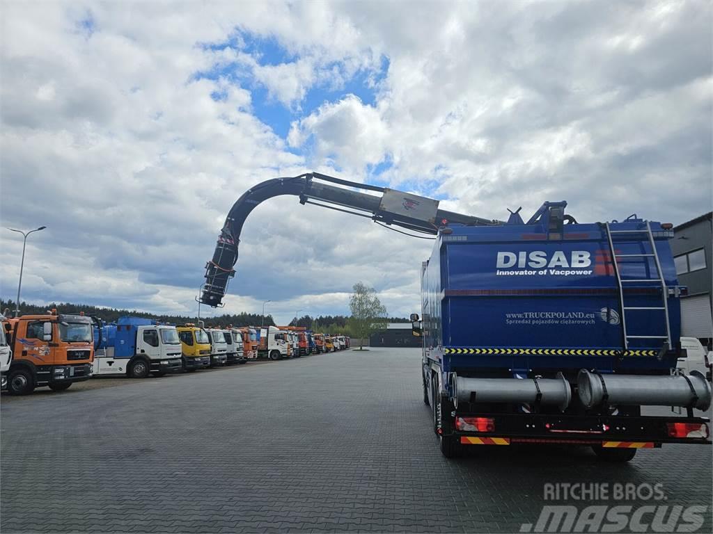 Scania DISAB ENVAC Saugbagger vacuum cleaner excavator su Popelářské vozy