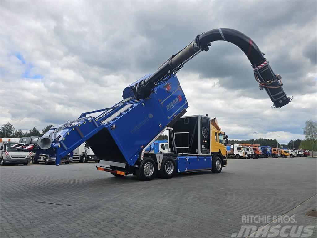 Scania DISAB ENVAC Saugbagger vacuum cleaner excavator su Kombinované/Čerpací cisterny