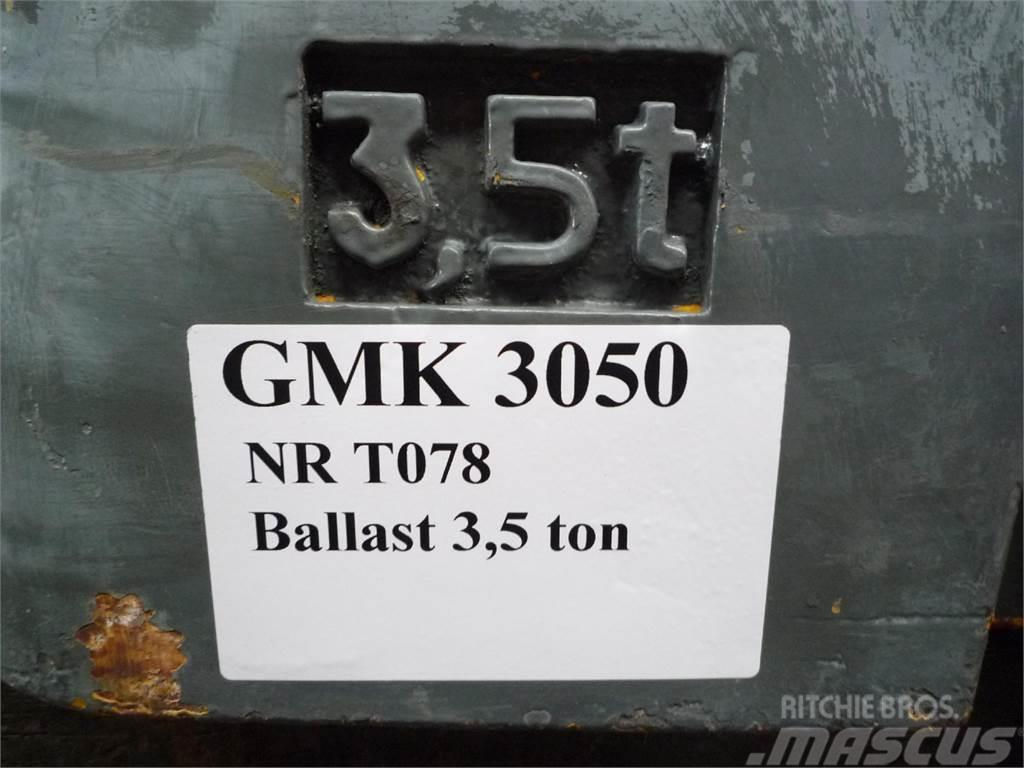 Grove GMK 3050 counterweight 3,5 ton Součásti a zařízení k jeřábům