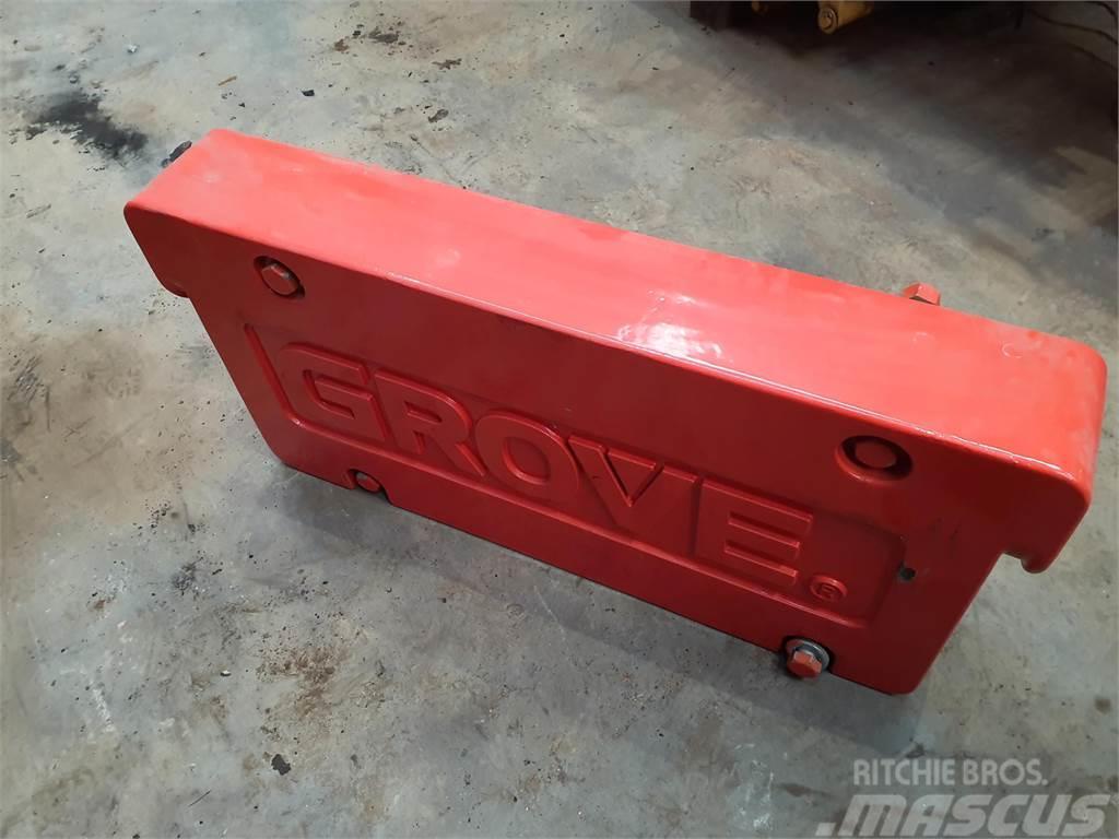 Grove GMK 5130-2 counterweight 1 ton Součásti a zařízení k jeřábům