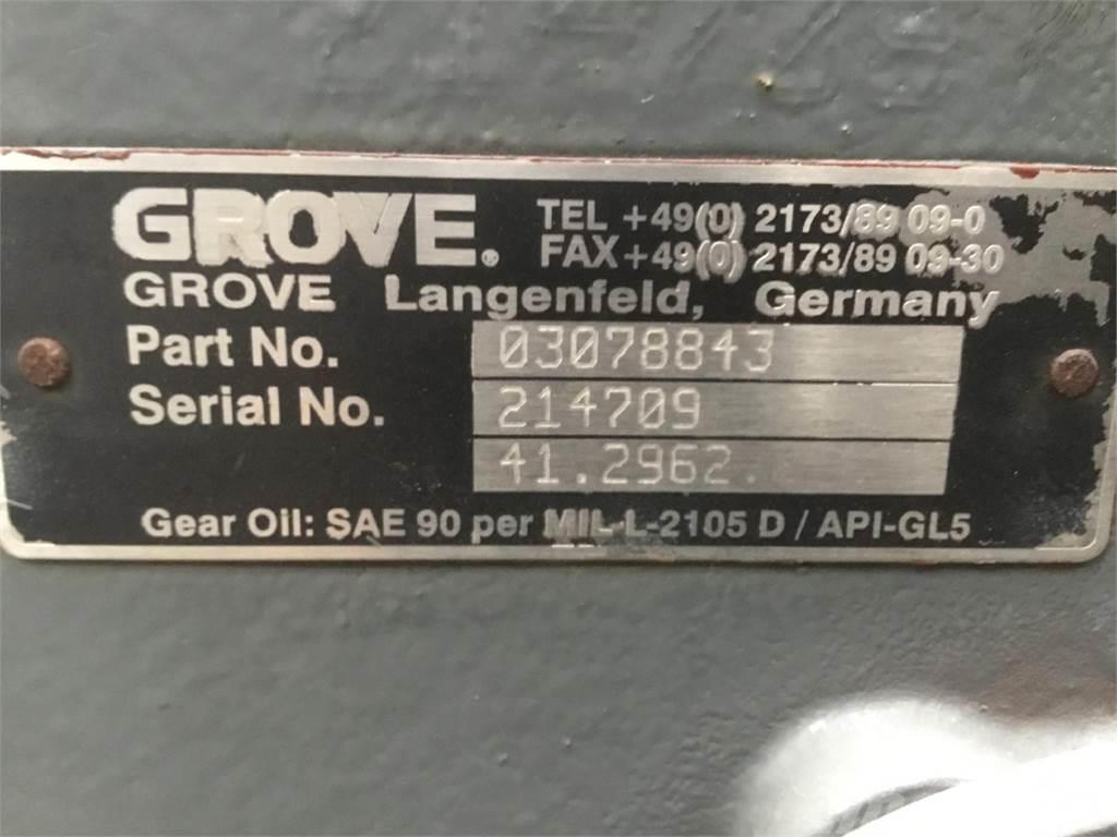 Kessler Grove GMK 3055 diff box axle nr 1 Součásti a zařízení k jeřábům