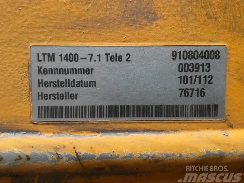 Liebherr LTM 1400-7.1 telescopic section 2 Součásti a zařízení k jeřábům
