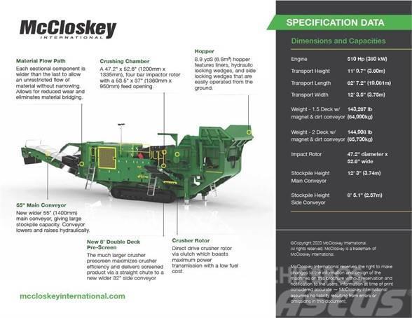 McCloskey I54RV3 Drtící zařízení